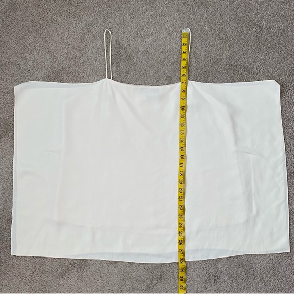 Theory Petteri Rosina Cold Shoulder Top Ivory L - Picture 9 of 9